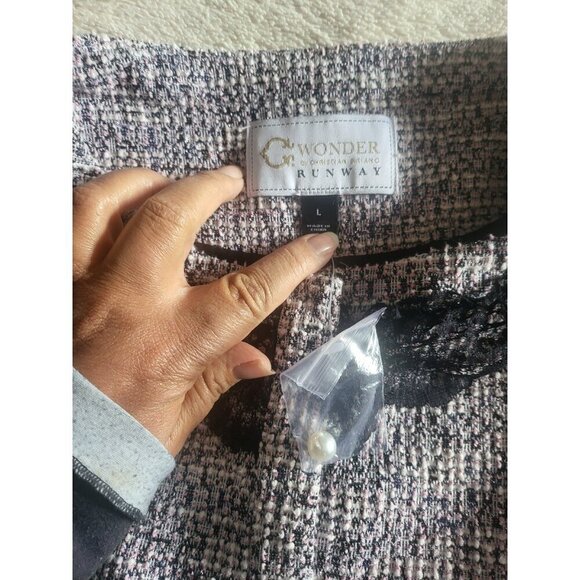 Christian Siriano Womens Large Suit Blazer - Picture 7 of 12